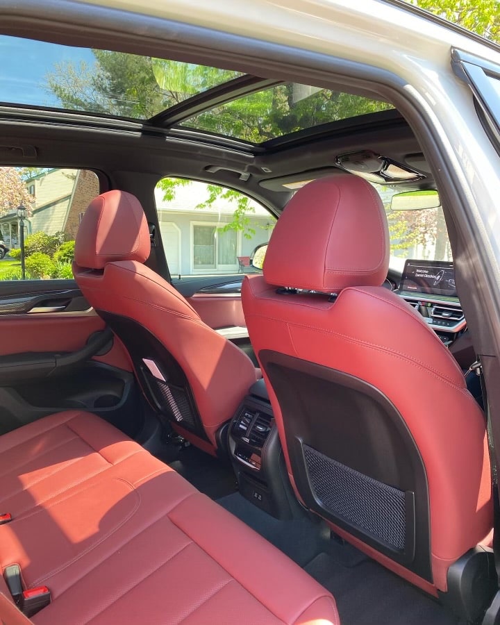 BMW interior detailed with mobile detailing company in Philadelphia, VNN Auto Detailing